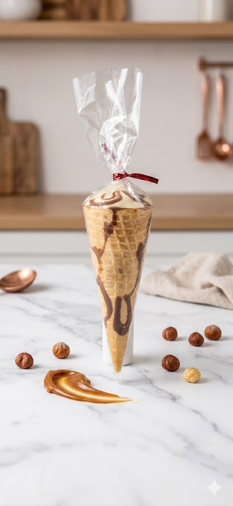 Cone Ninho com Nutella